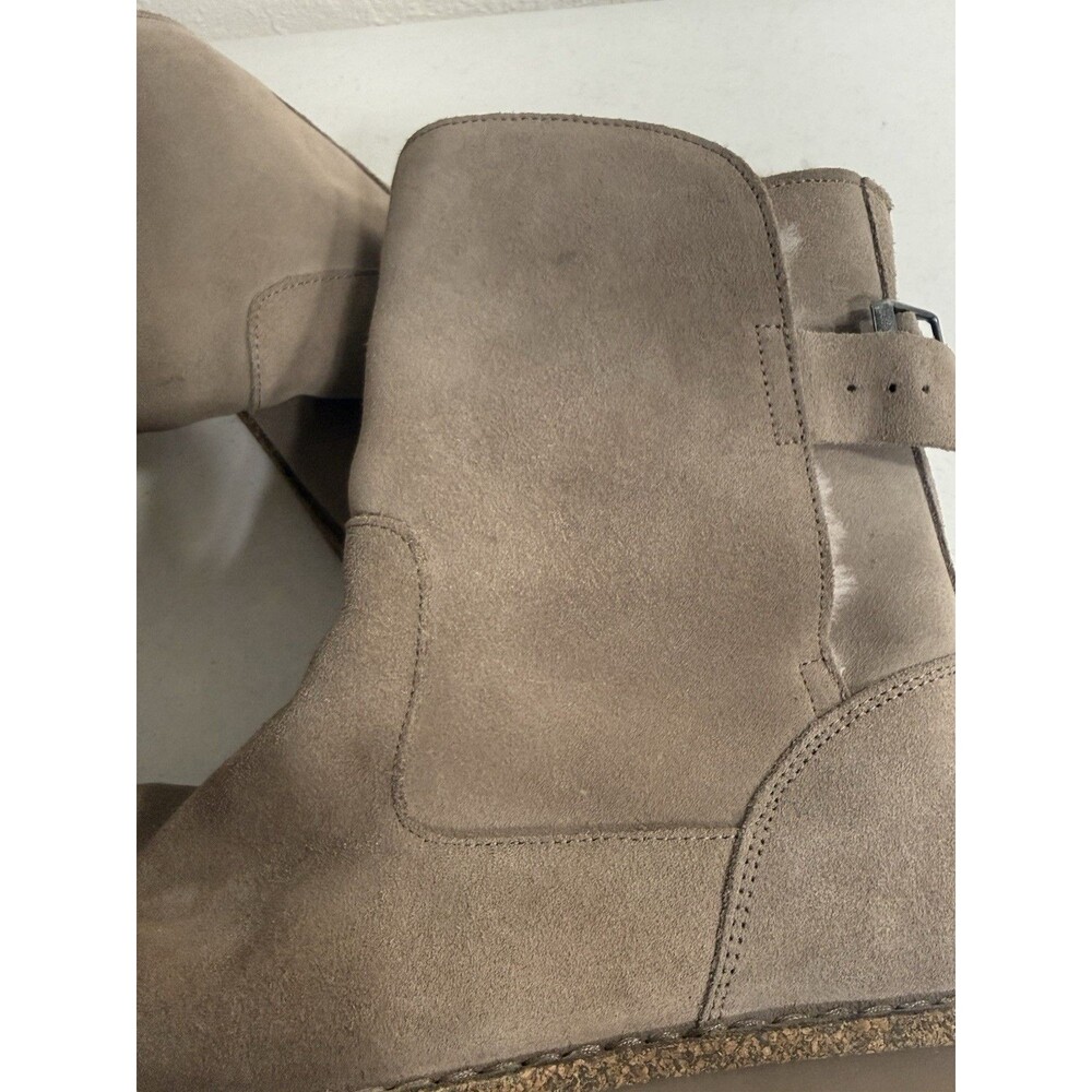 Birkenstock Uppsala Shearling Boots Women's Size 40EU or 9US Gray Taupe Leather - Picture 11 of 14
